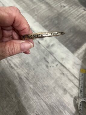 Engraved Serenity Prayer Bracelet - Antiqued Silver Tone by Premier Designs